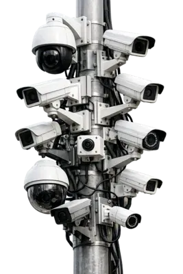 Multi-camera surveillance node